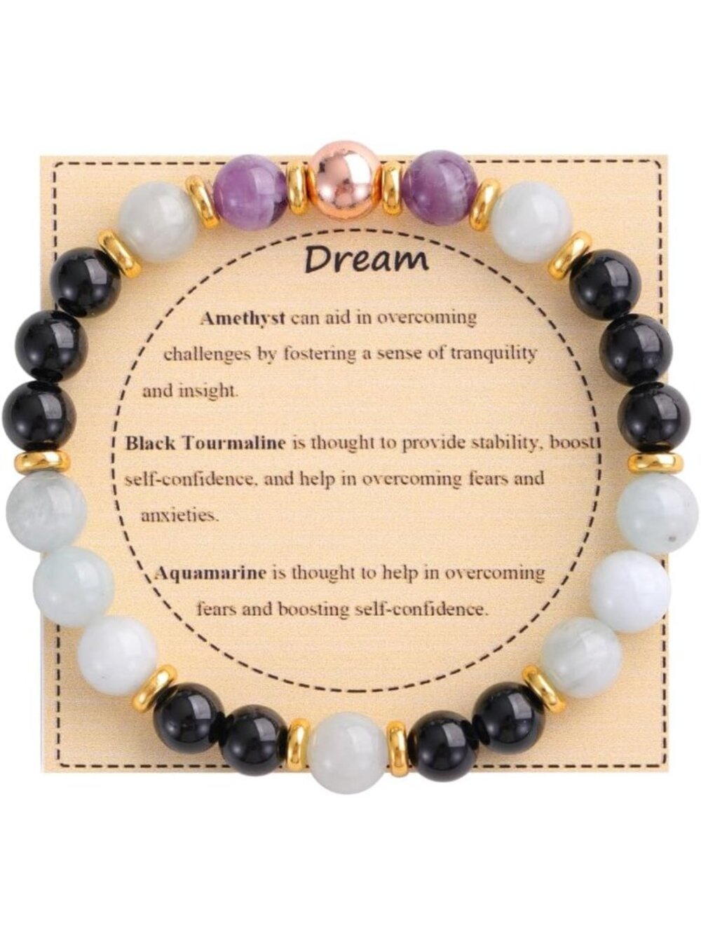 Healing Stone Bead Bracelet for Women | Natural Gemstones for Balance